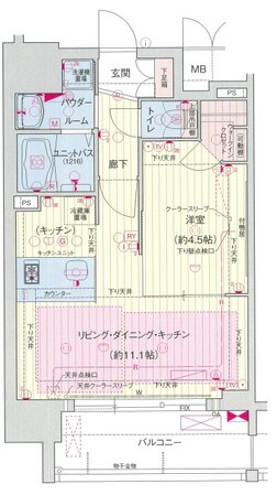 プレサンス丸の内レジデンスⅡの物件間取画像